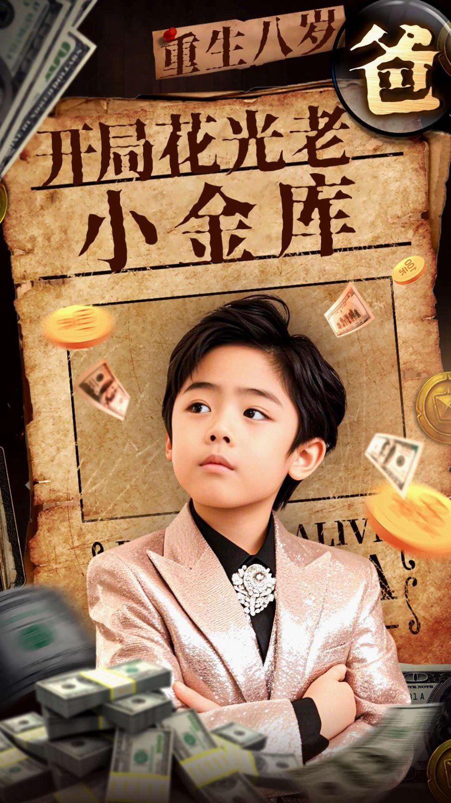 重生八歲，開局花光老爸小金庫(全集)