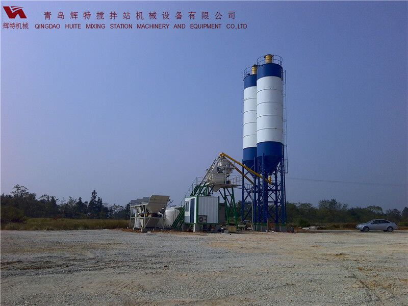 攪拌站HZS35易損件少，維護簡單，運行費用低