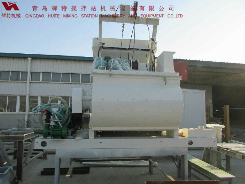 JS750攪拌臂采用偏心式設(shè)計(jì)，延長(zhǎng)使用壽命，青島輝特機(jī)械