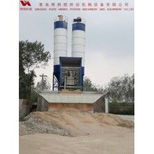 輝特混凝土攪拌站HZS50攪拌性能強，攪拌均勻、迅速，生產(chǎn)效率高